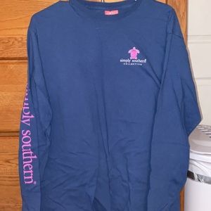 Simply Southern blue long sleeve!